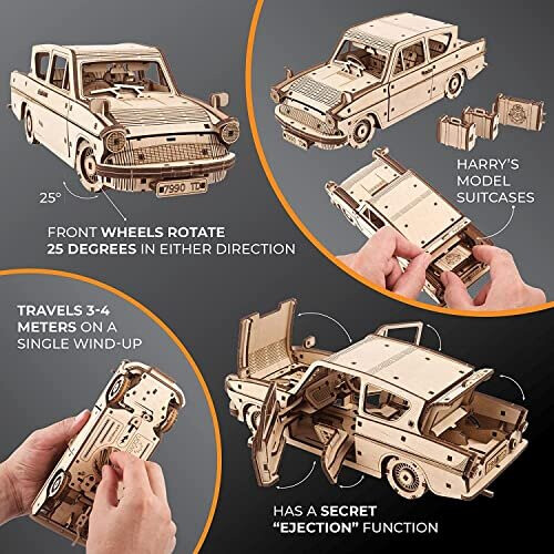 WIZARDING WORLD - Modellbau-Set fliegendes Auto Ford Anglia 2