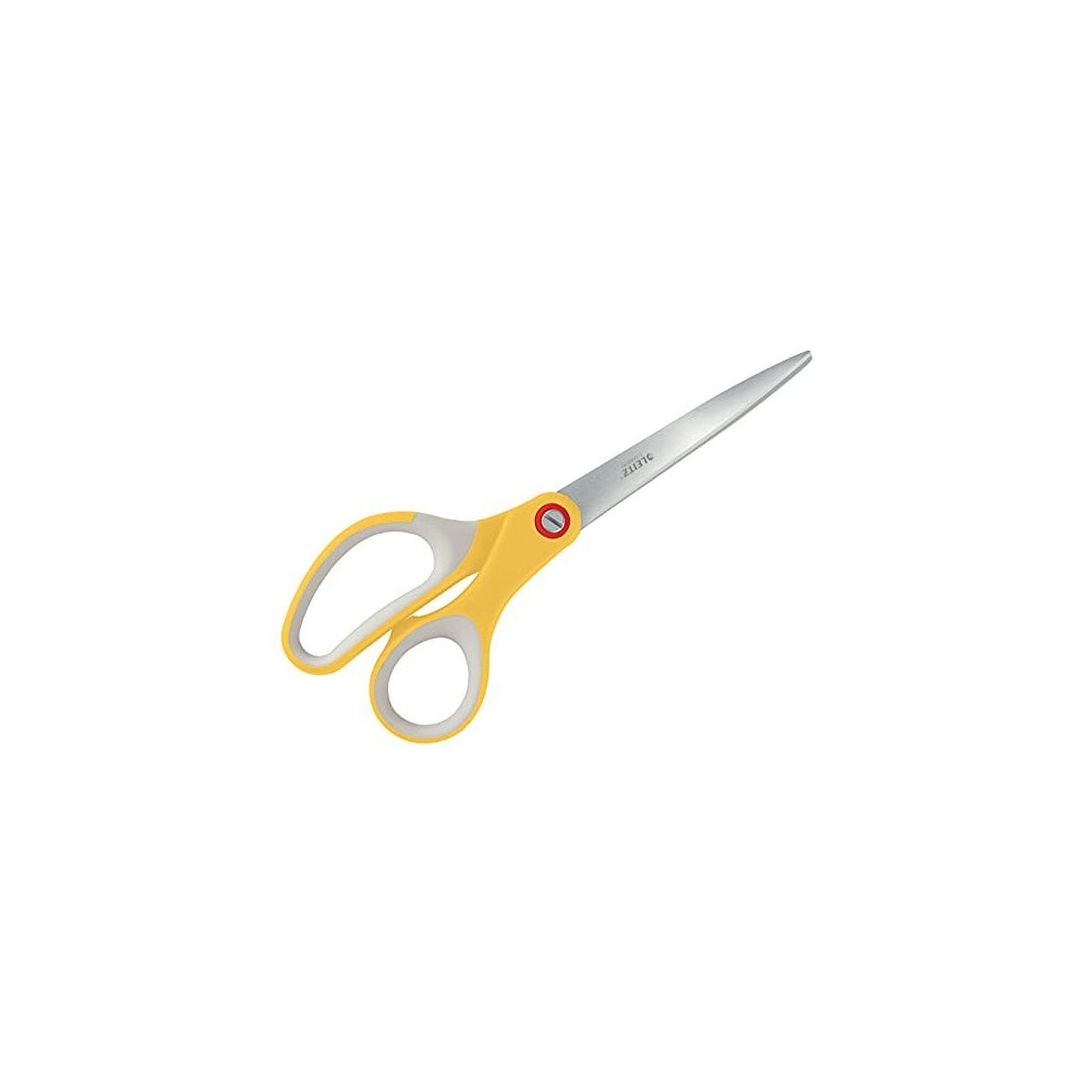 Ambidextrous Office Scissors, Premium Titanium Coated Stainless Steel, Ultra Sharp, Precision Cutting, Ergonomic Soft Handle Grip, Home/Office Use, 4002432128549