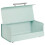 Kitchen Bread Bin – Metal Kitchen Storage Container for Bread Loaves – Bread Box with Hinged Lid – Mint Green 8