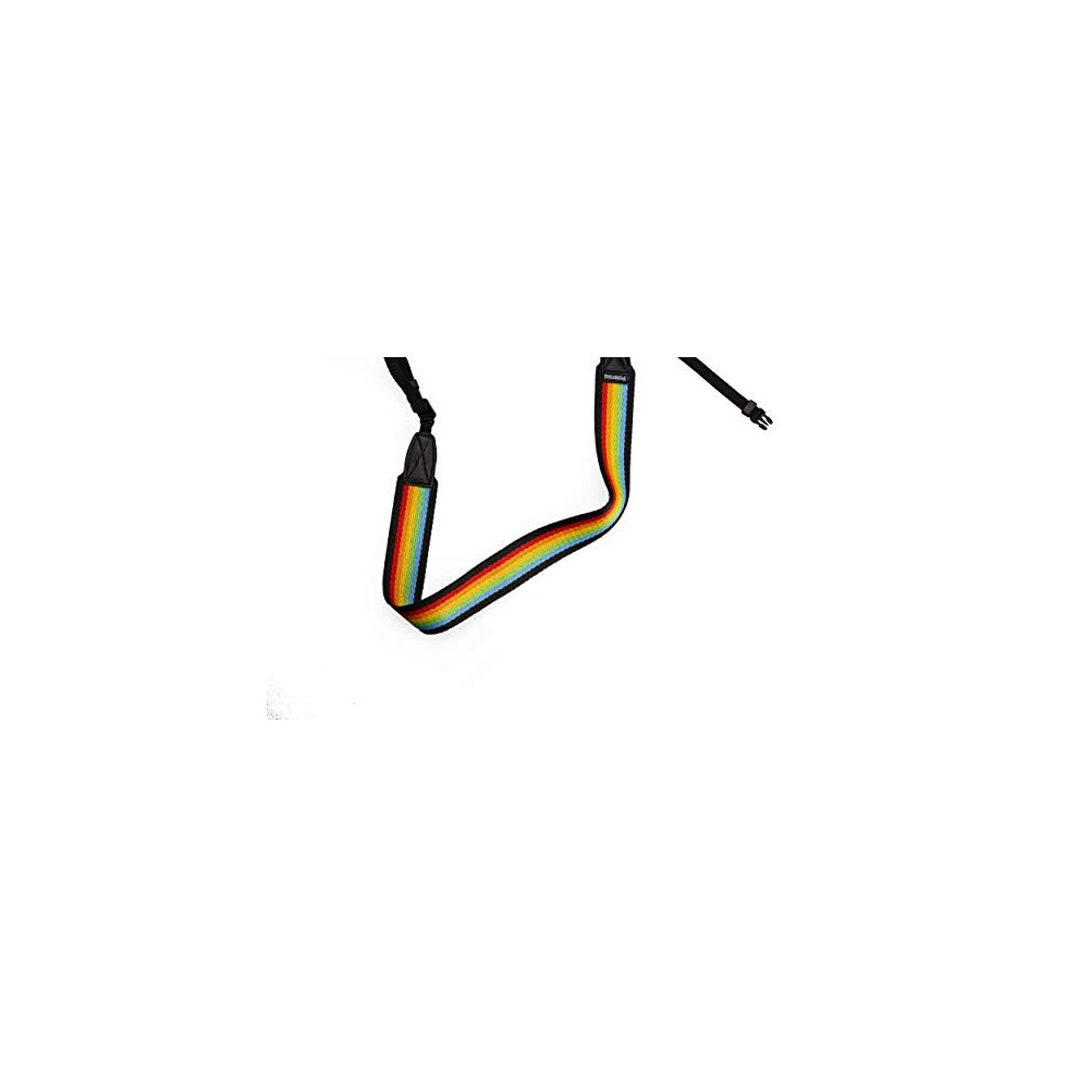 Camera Strap Flat â Rainbow black