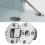 2 Pcs 90 Degree Adjustable Back Flap Hinge 90 Degree Page Turning Axis Adjustable Cabinet Door Hidden Hinge Dedicated Table Drop Hinge for Folding 4