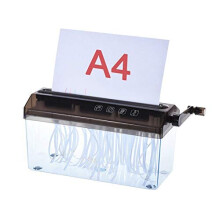 A4 9" Paper Shredder Shredded Paper Manual Hand Paper Shredder Document File Handmade Straight Cutting Machine for School Office