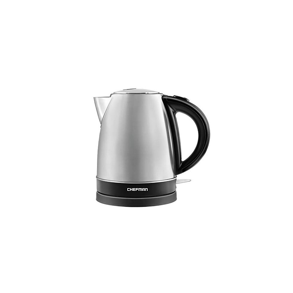 Stainless Steel Electric Kettle w/ 360 Swivel Base, Auto Shut-off & Boil-dry Protection, BPA-free Interior and Cool-touch Handle, 7+ Cup Capacity, 1-image-OPC-PC9BR76-NEW