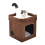 Amazon Collapsible Cat House, Brown, 38 x 38 x 43 cm 1