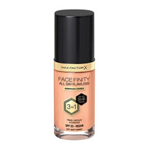 Foundation - Max Factor - Facefinity 3In1 - Tint Soft Honey Tono 77 - SPF 20 - Weerstand tegen glans