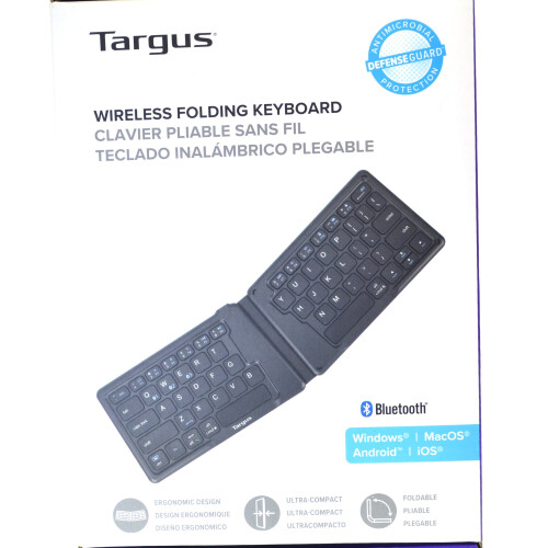 Targus Targus Wireless Folding Keyboard With Bluetooth Model AKF003US 1