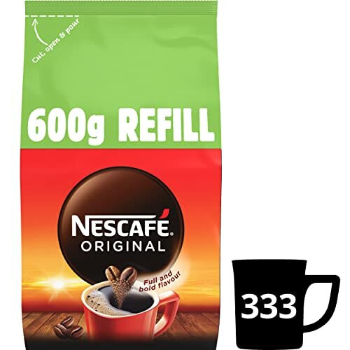 Nescafe NESCAFE Original Instant Coffee 600g Refill Pouch 1