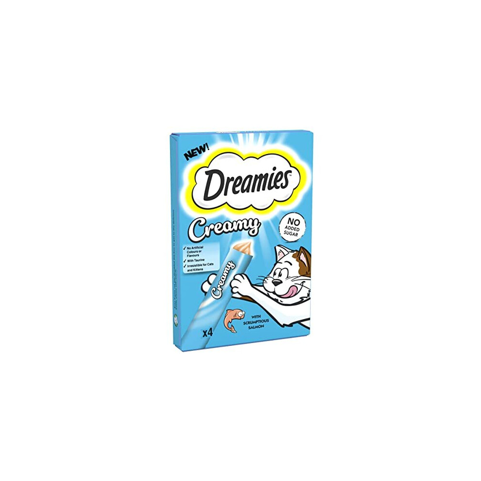 Dreamies Creamy Cat Treats with Salmon, 11 x 40 g - Model 438633-image-OPC-PC9BVG2-NEW
