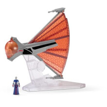 Star Wars Micro Galaxy Squadron Light Armor Class ASAJJ VENTRESSS GINIVEX Starfighter - 3-inch voertuig met 1-inch Asajj Ventress Micro-figuur