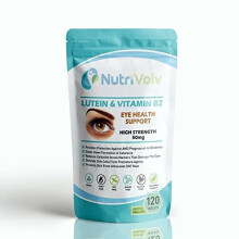 Pure Eye Support Tablets with Lutein and Vitamin B2 — 50mg Easy to Swallow Pills for Better Vision and Eyecare — Pack of 120 Vegan Eye Supplements