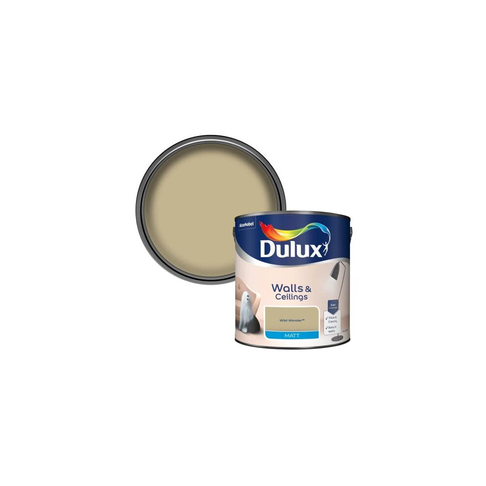 Dulux Walls & Ceilings Matt Emulsion Paint Wild Wonder - 2.5L