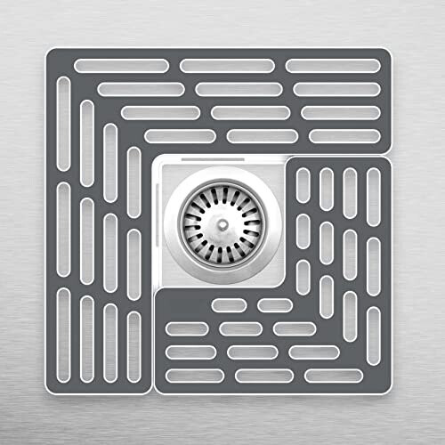 Joseph Joseph Protection d'évier - Joseph Joseph - SinkSaver - Caoutchouc - Antidérapant - Gris 2