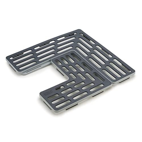 Joseph Joseph Protection d'évier - Joseph Joseph - SinkSaver - Caoutchouc - Antidérapant - Gris
