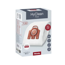 12281690 HyClean 3D Efficiency FJM Vacuum Cleaner Bags for Bagged Miele Vacuum Cleaners, Pack of 4, White