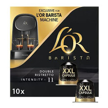 L'OR BARISTA Double Ristretto XXL Aluminium Coffee Capsules (5 X 10 Pods) Intensity 11