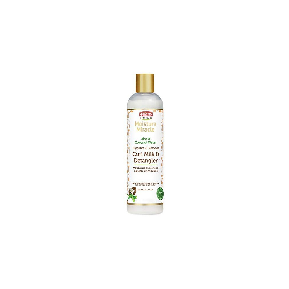 African Pride Afr. Pride Moisture Miracle Milk & Detangler 12Oz