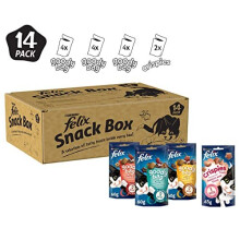 Mixed Snack Box Adult Cat Treats Pack 810g