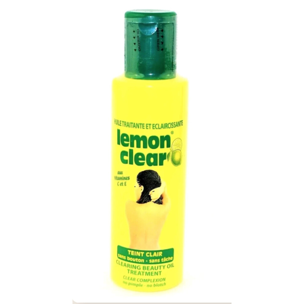Lemon Clear Clearing Beauty Oil Treatment With Vitamin C & E 2fl.oz