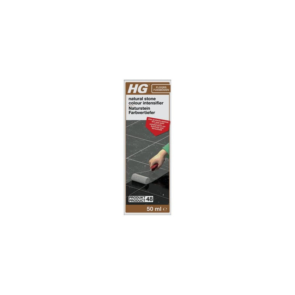 Hg Natural Stone Colour Intensifier 48, For Granite, Blue Stone & Other Natural Stone Types, Restores The Natural Shade & Protects Against Dirt, Wear &
