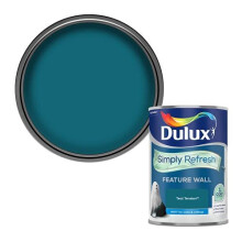 Simply Refresh Feature Wall Matt Emulsion Paint - Teal Tension - 1.25L, 5569246