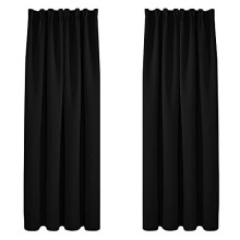 Curtains 84 Inch Drop Blackout Curtains Super Soft Window Treartment Thermal Insulated Pencil Pleat Energy Saving Window Curtains for Bedroom 52 x 84