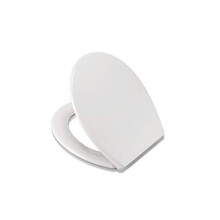 WL401722H Anti-Bacterial Toilet Seat with Soft Close and Quick Release, White, One Size