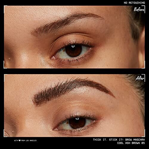 NYX Professional Makeup NYX PROFESSIONAL MAKEUP Thick It Stick It Μάσκαρα Φρυδιών, Gel - Cool Ash Brown 2