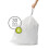 simplehuman code g custom Fit Drawstring Trash Bags in Dispenser Packs  60 count  30 Liter  8 gallon  White 2