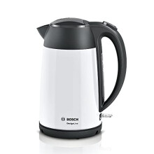 DesignLine TWK3P421GB Stainless Steel Cordless Kettle, 1.7 Litres, 3000W - White & Black