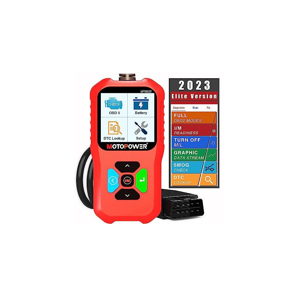 MP69038 Car OBD2 Scanner Code Reader Engine Fault Code Reader Scanner CAN Diagnostic Scan Tool - Elite Edition