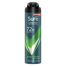 Men Quantum Dry Nonstop Protection MotionSense technology anti-perspirant deodorant spray Anti-perspirant Deodorant Aerosol 72h protection against