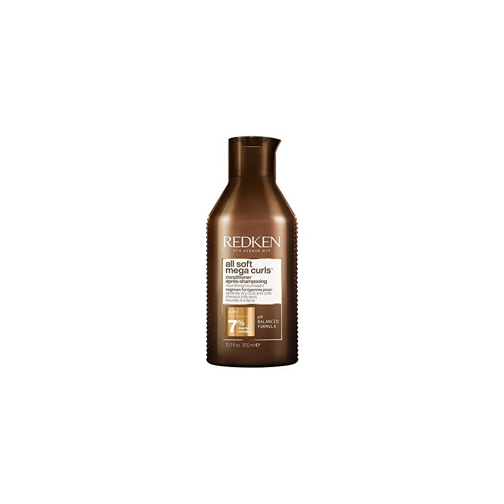 All Soft Mega Curls Conditioner, For Very Dry Curly, Coily Hair, Nourishes, Hydrates and Detangles, Vegan Formula, 300ml