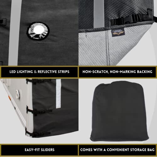 Universal Front Towing Cover Protector Covers Accessories Dark Grey (8ft Dark Front Cover) 2