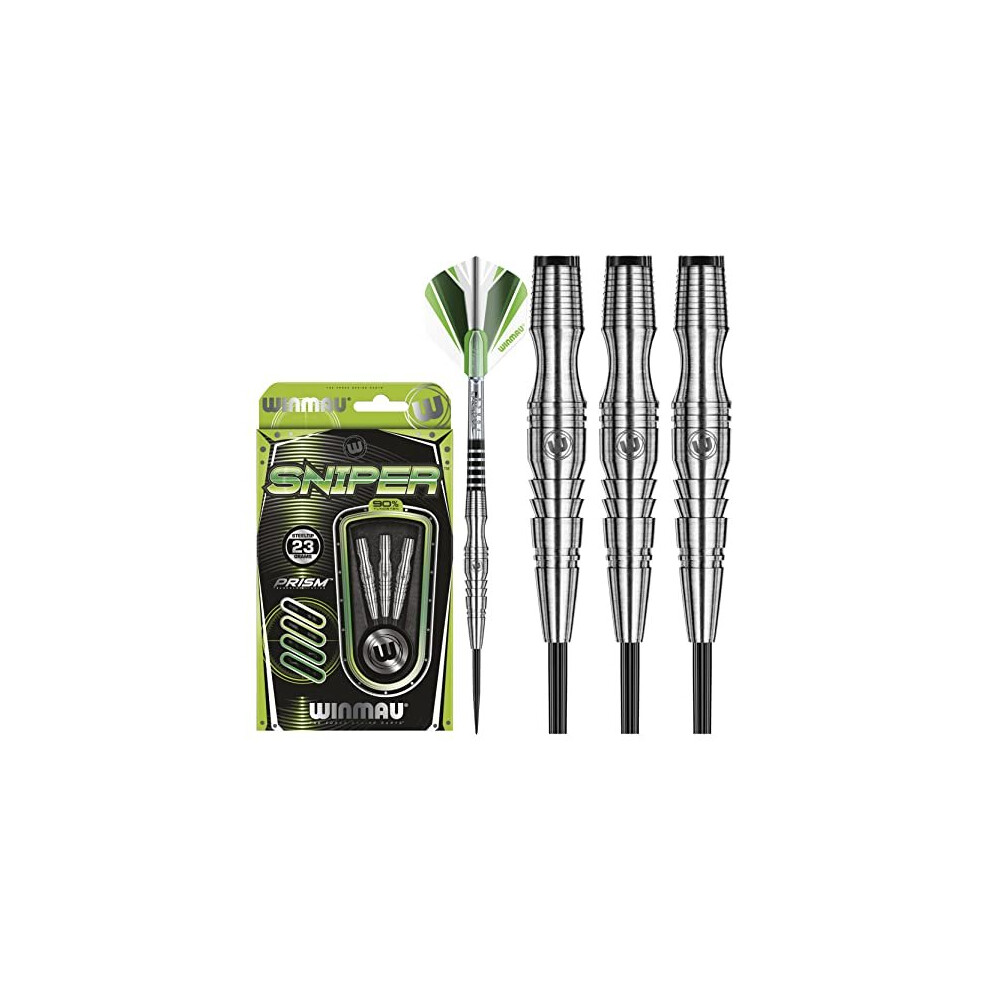 Sniper 23 Gram Tungsten Darts Set with Flights and Shafts (Stems)