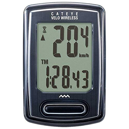 CatEye Velo Wireless Stealth Edition Cycle Computer, Black