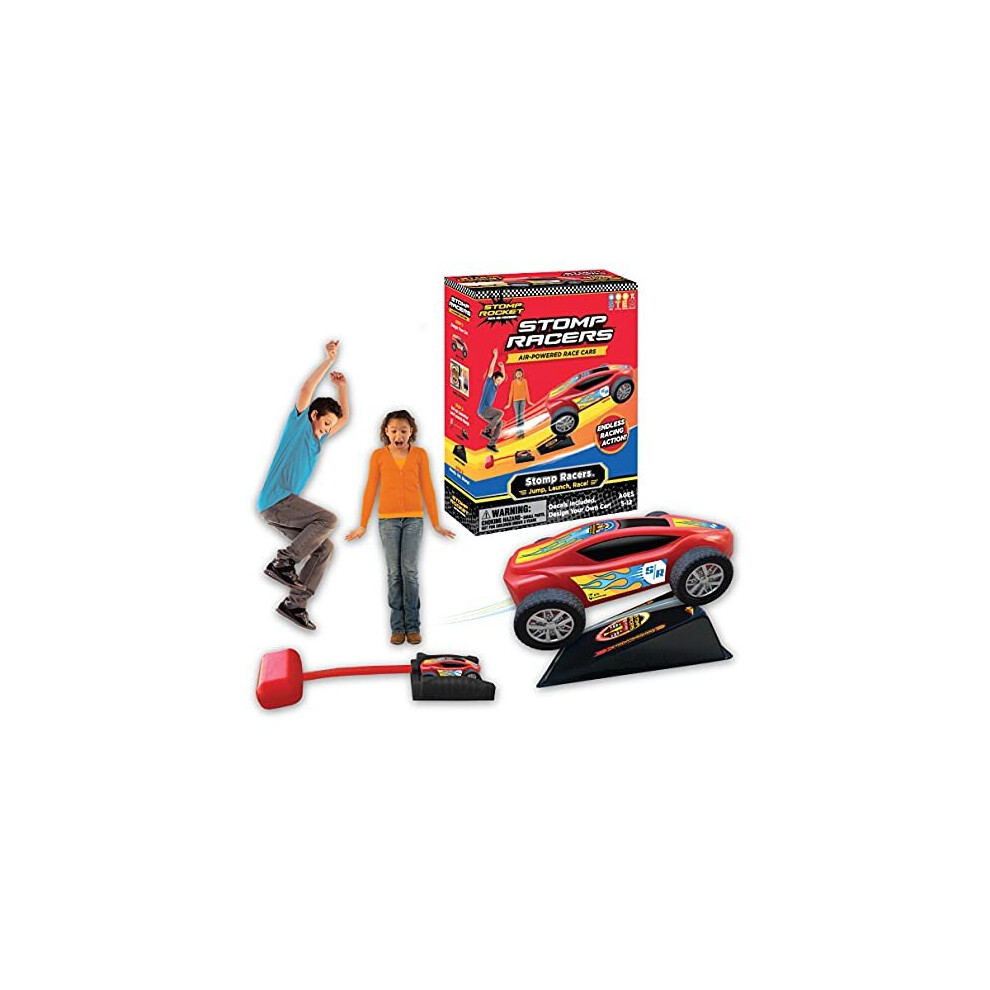 Photos - Toy Car Original Stomp Racers Car Launcher for Kids - 1 Race Car and 1 Launch Pad - Perfect Toy and Gift for Boys or Girls Age 5+ Ye