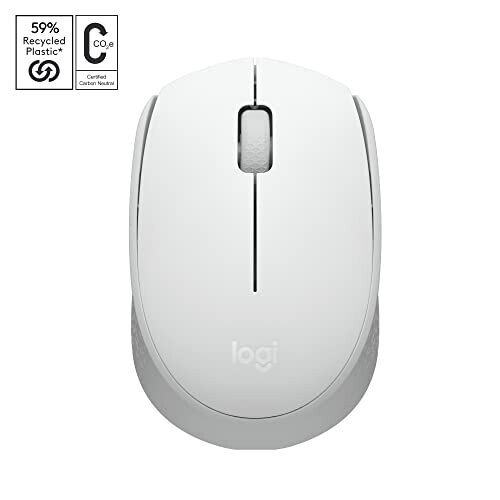Logitech Maus - kabellos - Logitech - M171 - Weiß - beidseitig verwendbar 1