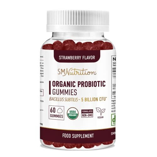Bio-Probiotische Gummis, Natürliche Erdbeere