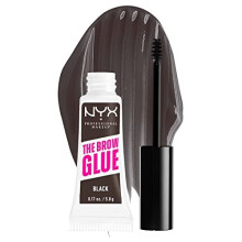 NYX PROFESSIONAL MAKEUP The Brow Glue, Extreme Hold Tinted Eyebrow Gel - Svart