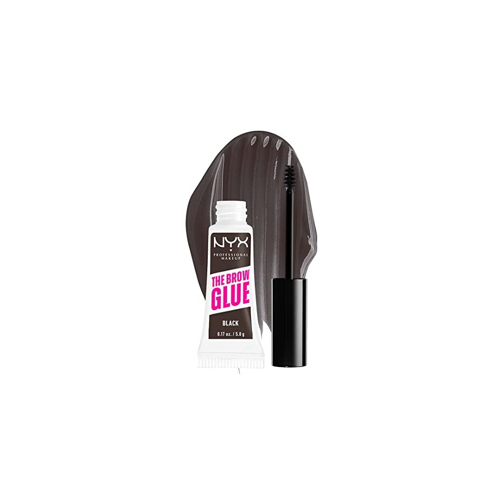 Tinted Brow Glue, Instant Eyebrow Styler, Laminated Brow Look, The Brow Glue, Black