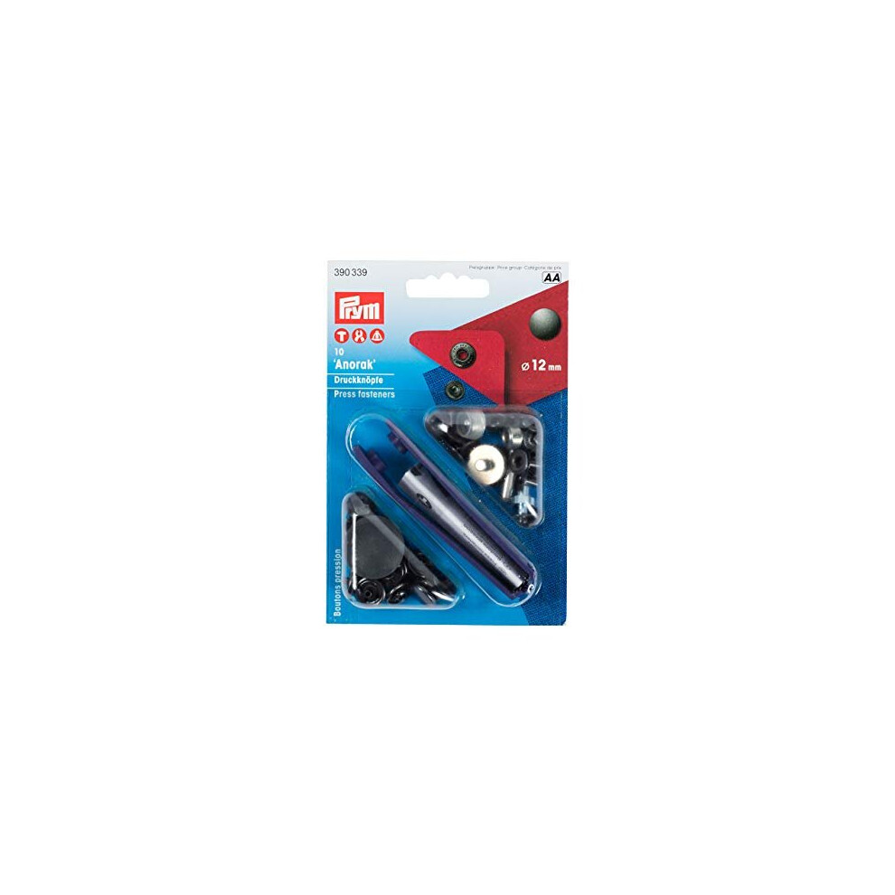 Prym - Anorak (12Mm) Non-Sew Press Fasteners - 1 Unit Bronze