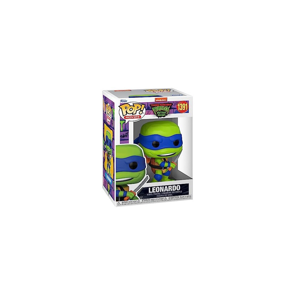 Funko Pop! Movies: Teenage Mutant Ninja Turtles (Tmnt) Leonardo - Collectable Vinyl Figure - Gift Idea - Official Merchandise - Toys For Kids & Adults