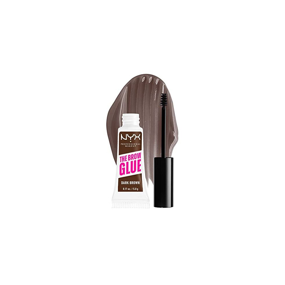 NYX The Brow Glue Brow Gel 5g - Dark Brown