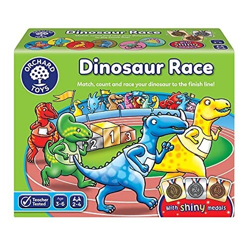 Dinosaur Race Game, Fun Board Game for Children Age 3-6, Perfect For ...