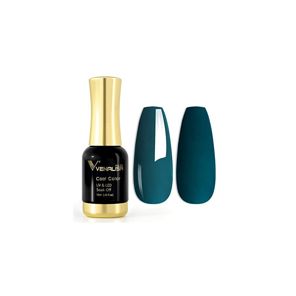 V Venalisa Blue Venalisa 12Ml Aquamarine Gel Nail Polish Soak Off Nail Lamp Uv Led Natural Nail Gel Polish Nail Art Diy Manicure French Gifts, 0.43 Oz
