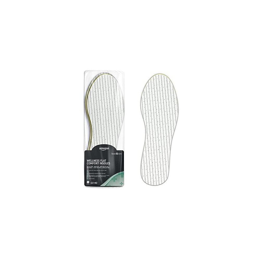 - Wellness Flat Comfort Insoles - 3 pairs (UK Shoe Size 5-11)