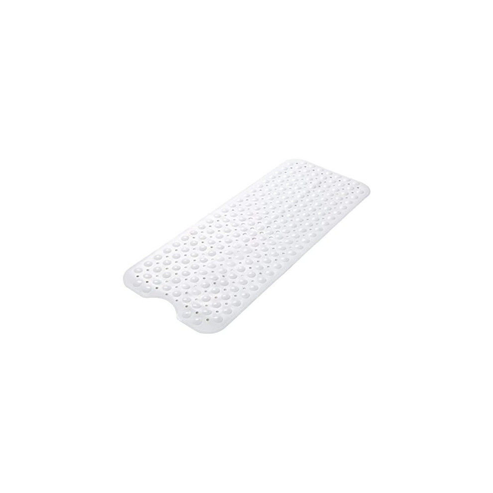 Bathtub Mats Non Slip Mildew Resistant, Extra Long Bath Tub Mats Nonslip Matts for Bathroom, Antibacterial, BPA, Latex Phthalate Free, Machine