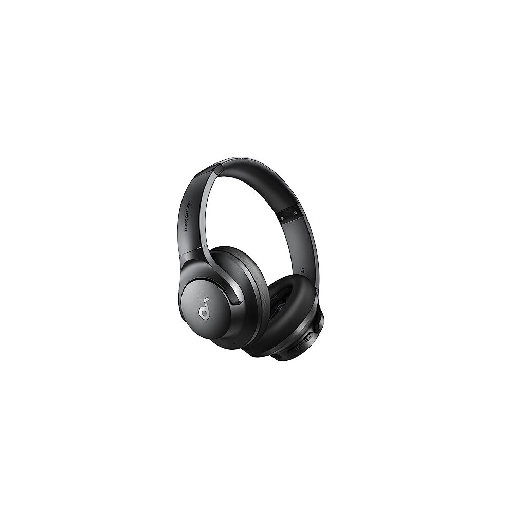 By Anker Q20i Hybrid Active Noise Cancelling Foldable Headphones, Wireless Over-Ear Bluetooth, 40H Long Anc Playtime, Hi-Res Audio, Big Bass, 194644127008