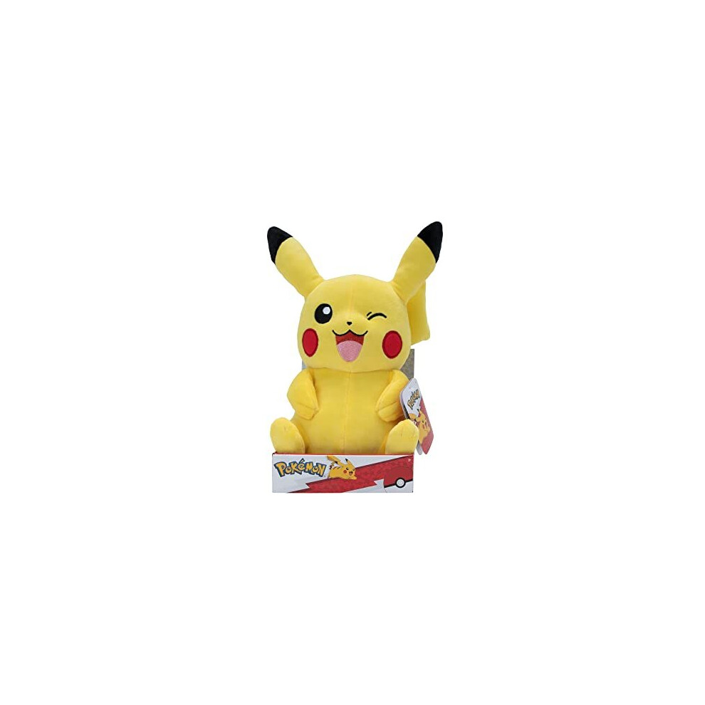 PKW3106 Official & Premium Quality 12-inch Pikachu Adorable, Ultra-Soft, Plush Toy, Perfect for Playing & Displaying-Gotta Catch âEm All