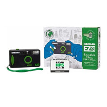 Harman Reusable Motorized Camera with Flash and HP5+ 35mm 36-Exposure Film Roll